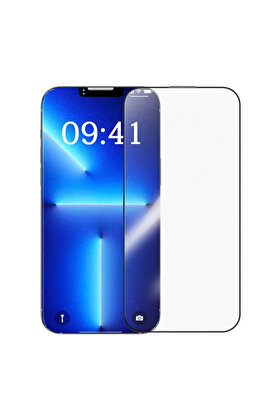 CepteToptan iPhone 14 Plus/13 Pro Max için Parlama Önleyici Tempered Cam Ekran - DROPX1628-3955