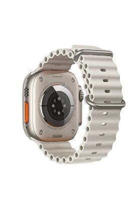 CepteToptan Ally Apple Watch 7-8 41mm 6-5-4 40mm Marine Silikon Kayış Kordon 3-2-1 38mm-(1 - DROPX2180-2254