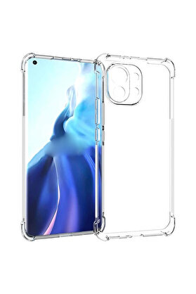 CepteToptan Xiaomi Mi 11 Kamera Korumalı Shockproof Darbe Emici Silikon Kılıf-(1903) - DROPX1499-9622