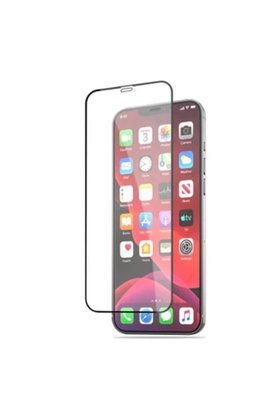 Geneloem İphone 12/ 12 Pro 6.1 Full Glue Tempered Cam Ekran Koruyucu Full Kaplama-(5775) - Korbx8462-8650