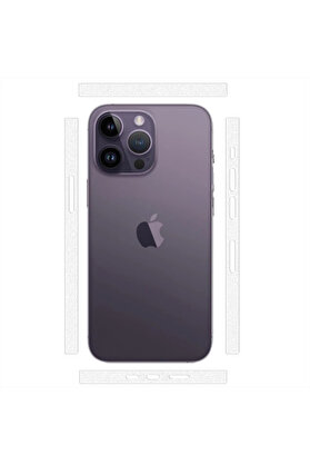 CepteToptan ALLY iPhone 14 Pro Hidrojel Hayalet Yan Alt Üst Kaplama Koruyucu Film-(1903) - DROPX4425-8474