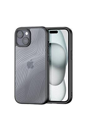 CepteToptan Dux Ducis iPhone 15 Aimo Series Premium Buzlu Sert PC-TPU Kılıf-(1903) - DROPX7784-8647