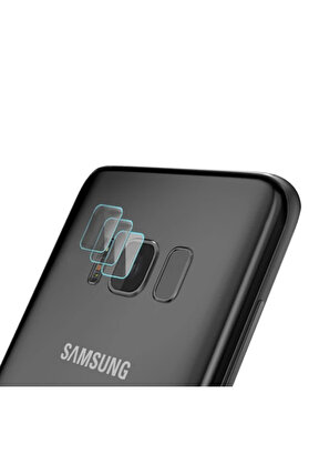 CepteToptan Gor Samsung Galaxy S8+ Plus Nano Kamera Koruyucu 3 Adet Set-(1903) - DROPX5346-4074