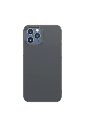 CepteToptan İPhone 12/ 12 Pro Comfort İnce Şeffaf Kılıf Matte PP Kılıf-(1903) - DROPX1231-3784