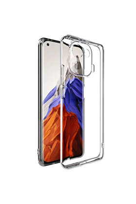 CepteToptan Ally Xiaomi Mi 11 Pro Kılıf Kamera Korumalı Ultra İnce Şeffaf Silikon Kıl? - DROPX7762-2389