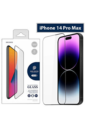 CepteToptan Dux Ducis iPhone 14 Pro Max 6.7 Full Kaplama Cam Ekran Koruyucu-(1903) - DROPX8237-7281