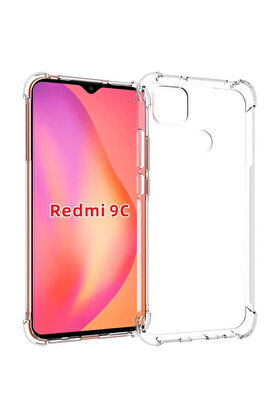 CepteToptan Xiaomi Mi Redmi 9C Anti-Drop Silikon Kılıf Shockproof kılıf-(1903) - DROPX5500-3250