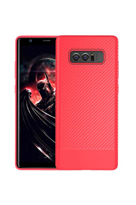 CepteToptan Ally SM Galaxy Note 8 Carbon Fiber Dokulu Premium Soft Silikon Kılıf-(1903) - DROPX5500-8962
