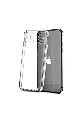 CepteToptan GOR İPhone 12 Pro 6.1 inch Kılıf Kamera Korumalı Şeffaf Silikon Kılıf-(19 - DROPX8698-1749