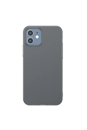 CepteToptan İPhone 12 Mini 5.4 Comfort İnce Şeffaf Kılıf Matte PP Kılıf-(1903) - DROPX3618-3338
