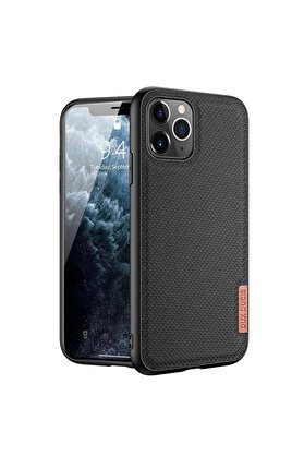 CepteToptan Dux Ducis Fino Serisi iPhone 11 Pro 5.8inç Kılıf Premium Dokuma Silikon Kıl? - DROPX9767-3507