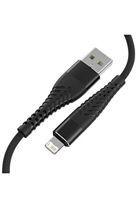 CepteToptan ALLY QC3.0 USB To İPhone Lightning Hızlı Şarj Kablosu-(1903) - DROPX2529-6224