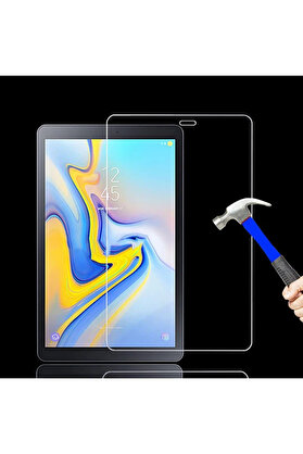 CepteToptan SM Galaxy Tab A 10.5 2018 T590 T595T597 İçin Kırılmaz Cam Ekran Koruyucu-(19 - DROPX4070-8567