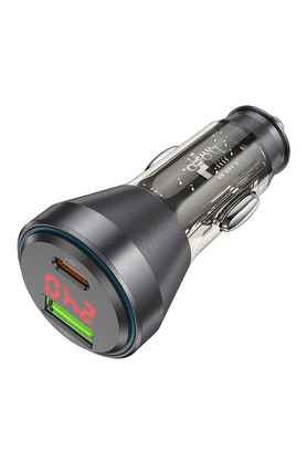 CepteToptan HOCO NZ12B Unimpeded PD48W USB + Type-C Araç Çakmaklık Hızlı Şarj Aleti-(1 - DROPX5528-6612