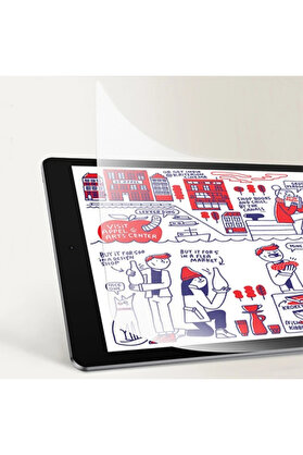 CepteToptan ALLY iPad Air 20202022 10.9 Paper Like Film Darbe Emici Pet Ekran Koruyucu-(1903 - DROPX4965-9181