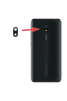 Northcity N Xiaomi Redmi 8A Arka Kamera Camı Lens-(5775)