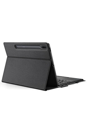 CepteToptan Dux Ducis SM Galaxy Tab S8 Plus-S7 Plus-S7 FE ile Uyumlu Bluetooth Klavye Touchp - DROPX4276-8043