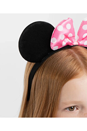 Buti̇k Bfs Pembe Fi̇yonklu Mi̇nni̇e Mouse Tacı Mi̇ni̇ Kulak
