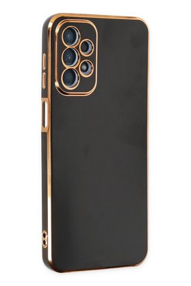 CepteToptan Samsung Galaxy A23 4G Kılıf Volet Silikon - Siyah - DROPX9973-8501
