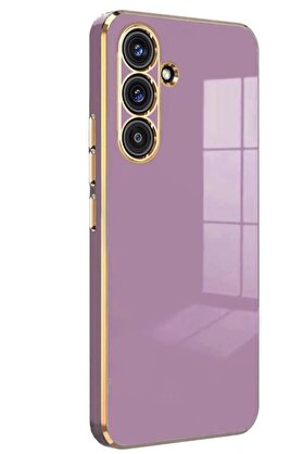 CepteToptan Samsung Galaxy A24 4G Kılıf Volet Silikon - Mor - DROPX3127-2395