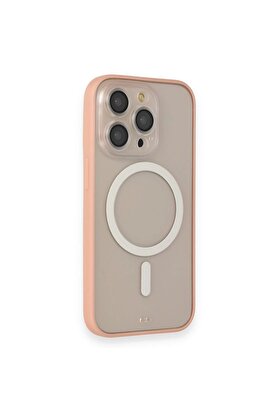 CepteToptan iPhone 14 Pro Max Kılıf Grand Magneticsafe Kapak - Pembe - DROPX9740-9974