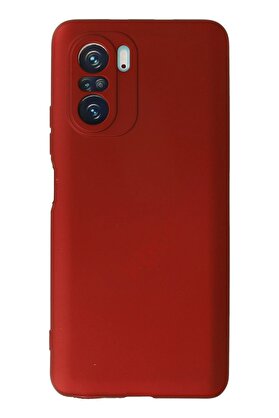 CepteToptan Xiaomi Poco F3 Kılıf First Silikon - Kırmızı - DROPX7493-2092