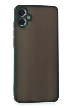 CepteToptan Samsung Galaxy A05 Kılıf Montreal Silikon Kapak - Yeşil - DROPX1991-2169