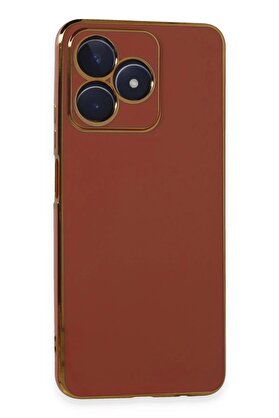 CepteToptan Realme C53 Kılıf Volet Silikon - Kırmızı - DROPX6402-1770