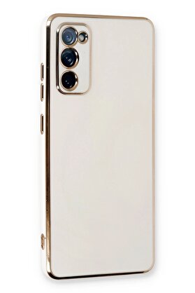 CepteToptan Samsung Galaxy S20 FE Kılıf Volet Silikon - Beyaz - DROPX8072-2535