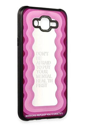 CepteToptan Samsung Galaxy J7 Kılıf Mirror Desenli Kapak - Mirror - 11 - DROPX3473-4017