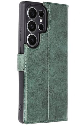 CepteToptan Samsung Galaxy S25 Ultra Kılıf Trend S Plus Kapaklı Kılıf - Yeşil - NEO7793-7906