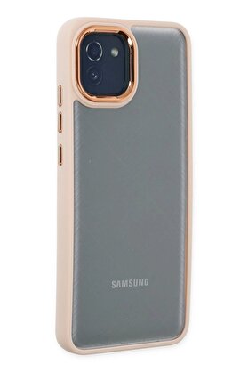 CepteToptan Samsung Galaxy A03 Kılıf Dora Kapak - Pudra - DROPX2268-2157