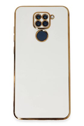 CepteToptan Xiaomi Redmi Note 9 Kılıf Volet Silikon - Beyaz - DROPX3676-6619
