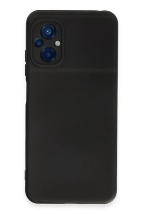 CepteToptan Xiaomi Poco M5 Kılıf Nano içi Kadife Silikon - Siyah - DROPX6225-9842