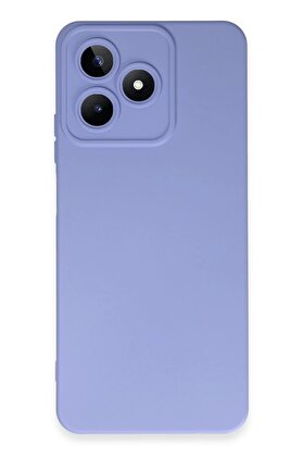 CepteToptan Realme C53 Kılıf Nano içi Kadife Silikon - Lila - DROPX6246-3656