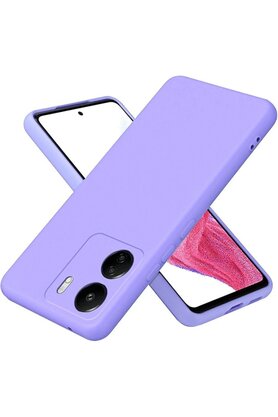 CepteToptan Xiaomi Redmi 13C Kılıf First Silikon - Lila - DROPX8630-8937