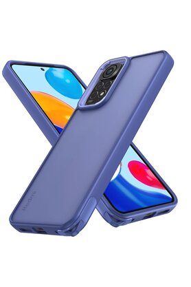 CepteToptan Xiaomi Redmi Note 11 Pro Kılıf Elegant Kapak - Açık Mavi - DROPX3903-7084