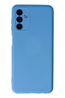 CepteToptan Samsung Galaxy A04S Kılıf Nano içi Kadife Silikon - Mavi - DROPX2392-6377
