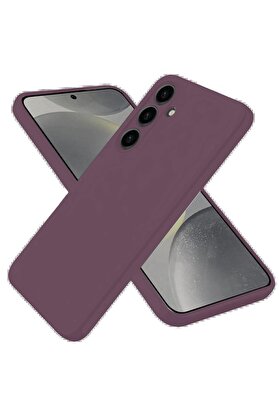 CepteToptan Samsung Galaxy A06 Kılıf First Silikon - Mürdüm - DROPX9301-6073