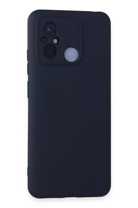CepteToptan Xiaomi Redmi 12C Kılıf Nano içi Kadife Silikon - Lacivert - DROPX9790-8219