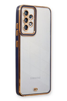 CepteToptan Samsung Galaxy A53 5G Kılıf Liva Lens Silikon - Mavi - DROPX5213-4184