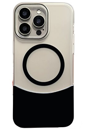 CepteToptan Apple iPhone 14 Pro Max Velar Magsafe Kapak - Siyah - DROPX5860-4754