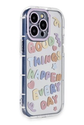 CepteToptan iPhone 14 Pro Max Kılıf Reflexion Desenli Kapak - Desen 7 - DROPX3720-1274