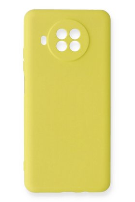 CepteToptan Xiaomi Mi 10T Lite Kılıf Nano içi Kadife Silikon - Sarı - DROPX8323-6547