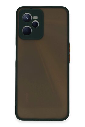 CepteToptan Realme C35 Kılıf Montreal Silikon Kapak - Yeşil - DROPX5052-9412