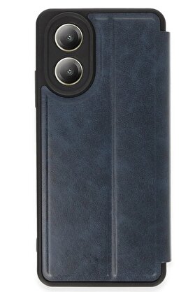 CepteToptan Oppo A38 Kılıf Flip Cover - Lacivert - DROPX5095-6053