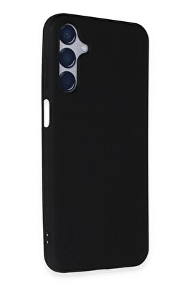 CepteToptan Samsung Galaxy M15 Kılıf First Silikon - Siyah - DROPX3940-4630