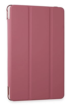 CepteToptan Samsung Galaxy X610 Tab S9 FE Plus 12.4 Kılıf Tablet Smart Kılıf - Pembe - DROPX8490-7268