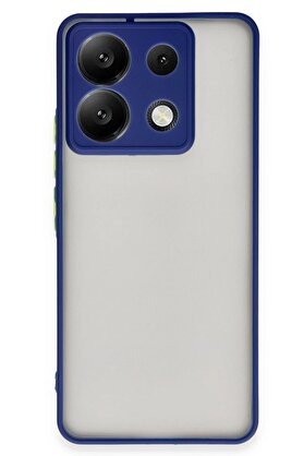 CepteToptan Xiaomi Redmi Note 13 5G Kılıf Montreal Silikon Kapak - Lacivert - DROPX3989-6857