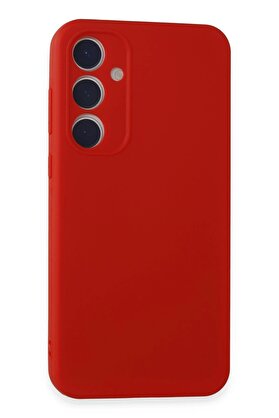 CepteToptan Samsung Galaxy A15 4G Kılıf First Silikon - Kırmızı - DROPX8996-9975